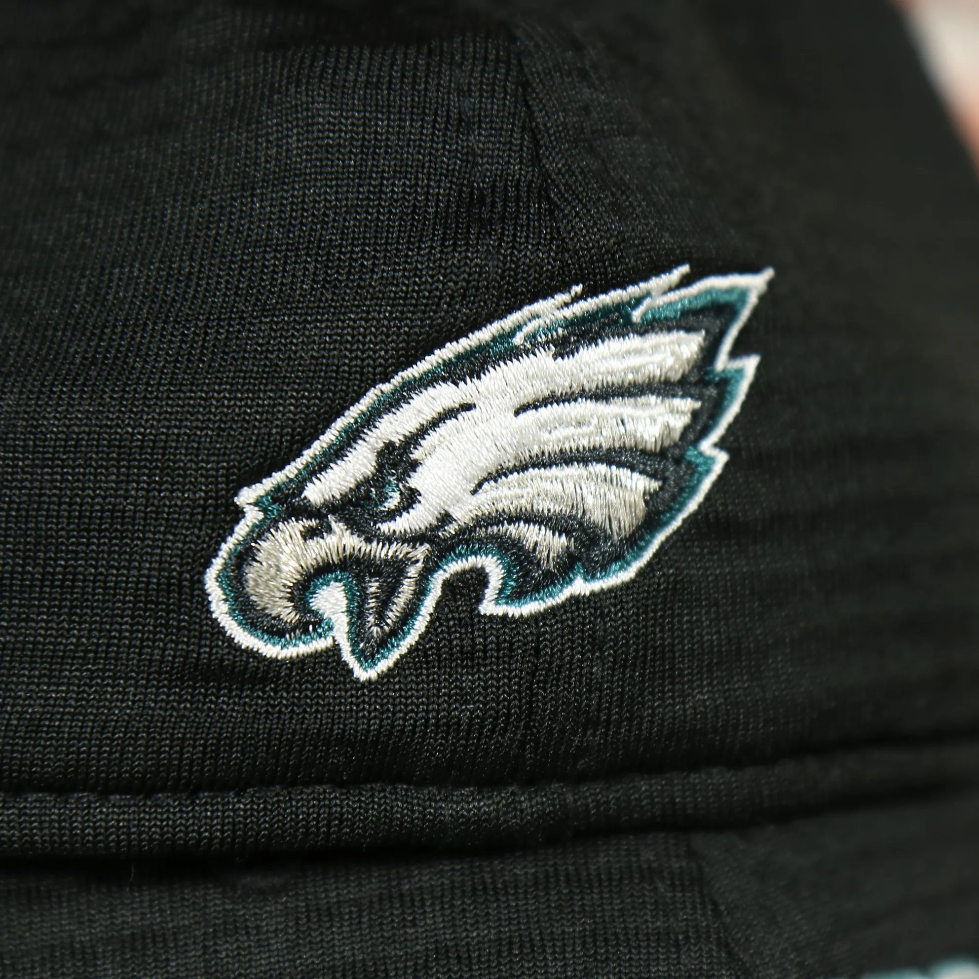 2020 Philadelphia Eagles Training Camp Flexfit Hat Black Stretch Fit.