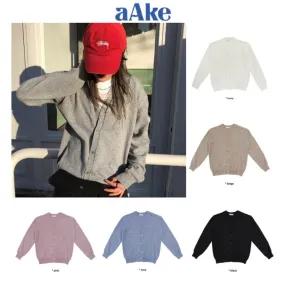 AAKE Street Style Knit Cardigans