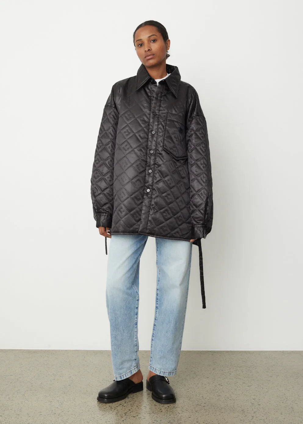 Acne Studios Quilted Jacket Coat • Shop Now