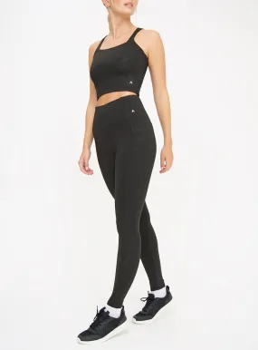 Active Black Leopard Embossed Leggings M | Sports Leggings - Buy Online at Tu