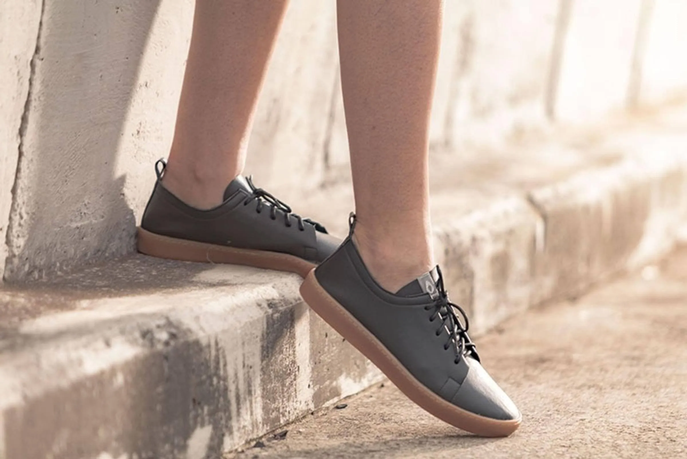 Ahimsa Black 'Andy' Vegan Unisex Sneaker