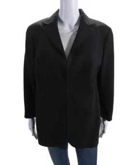 Akris Women's Black Wool Blazer Jacket