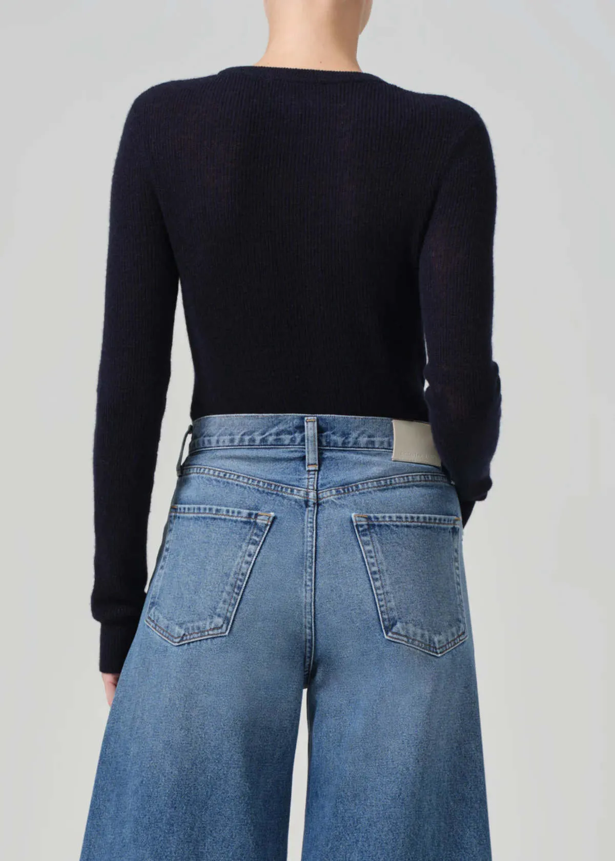 Alessia Crewneck Sweater - Navy