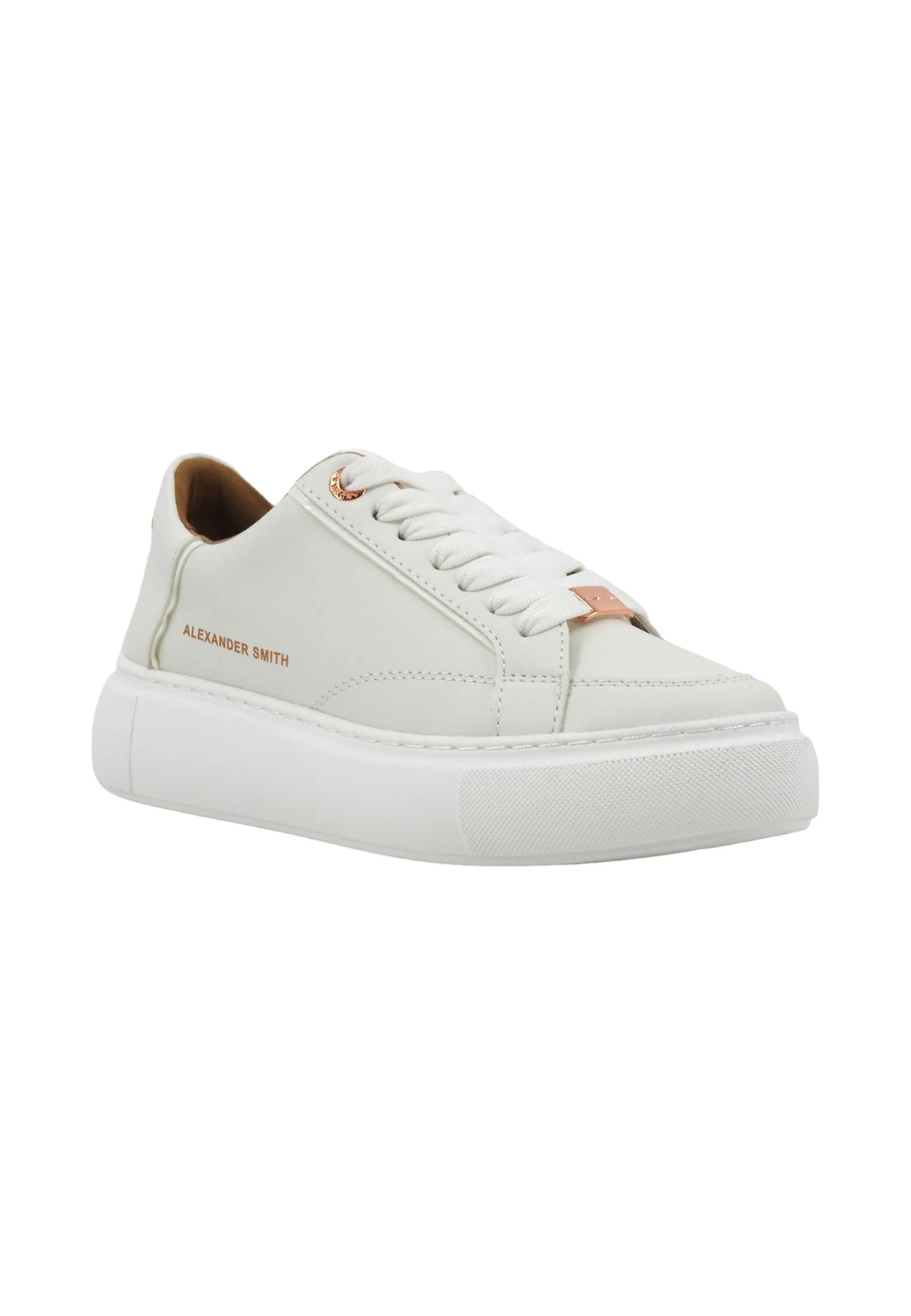 Alexander Smith Women's Eco-Friendly Total White Sneaker EGW7347