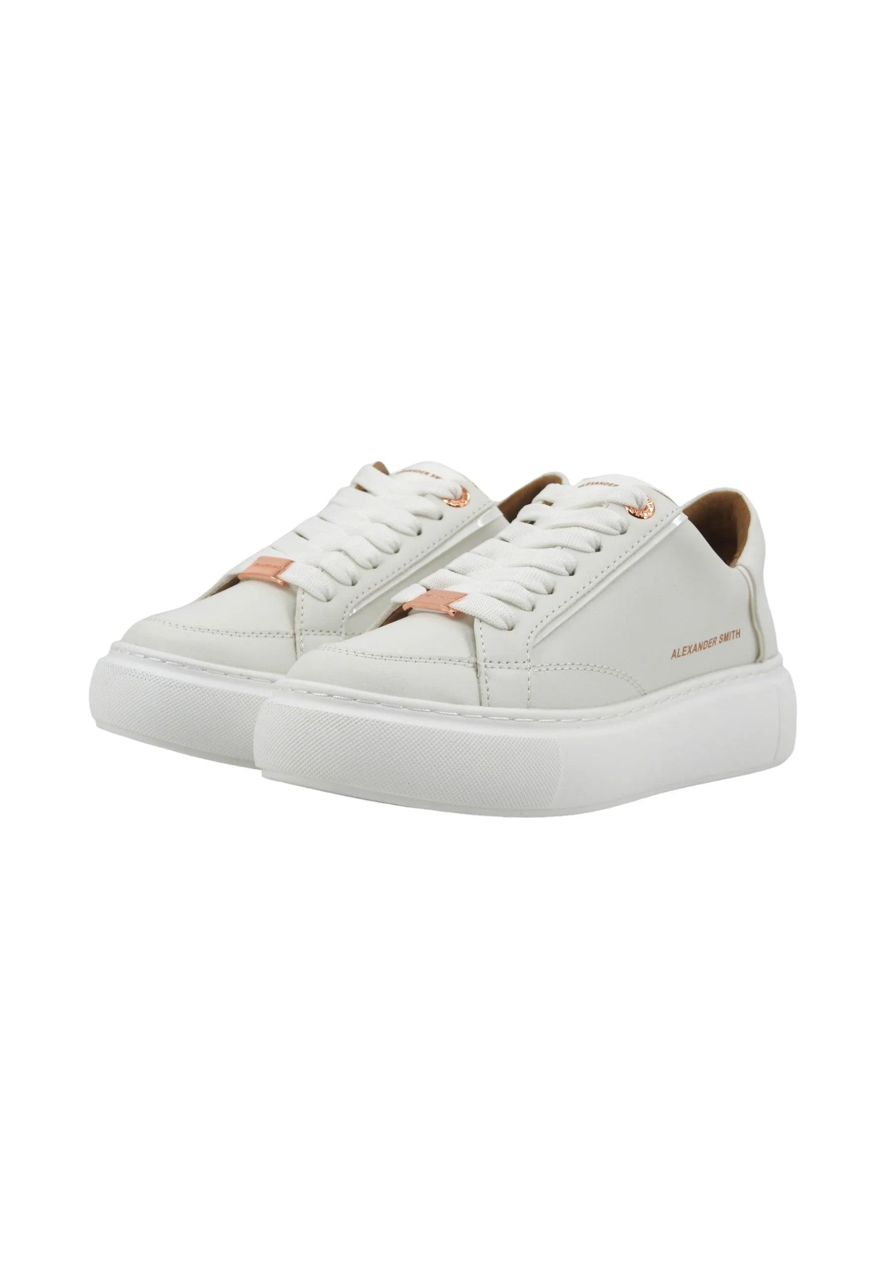 Alexander Smith Women's Eco-Friendly Total White Sneaker EGW7347