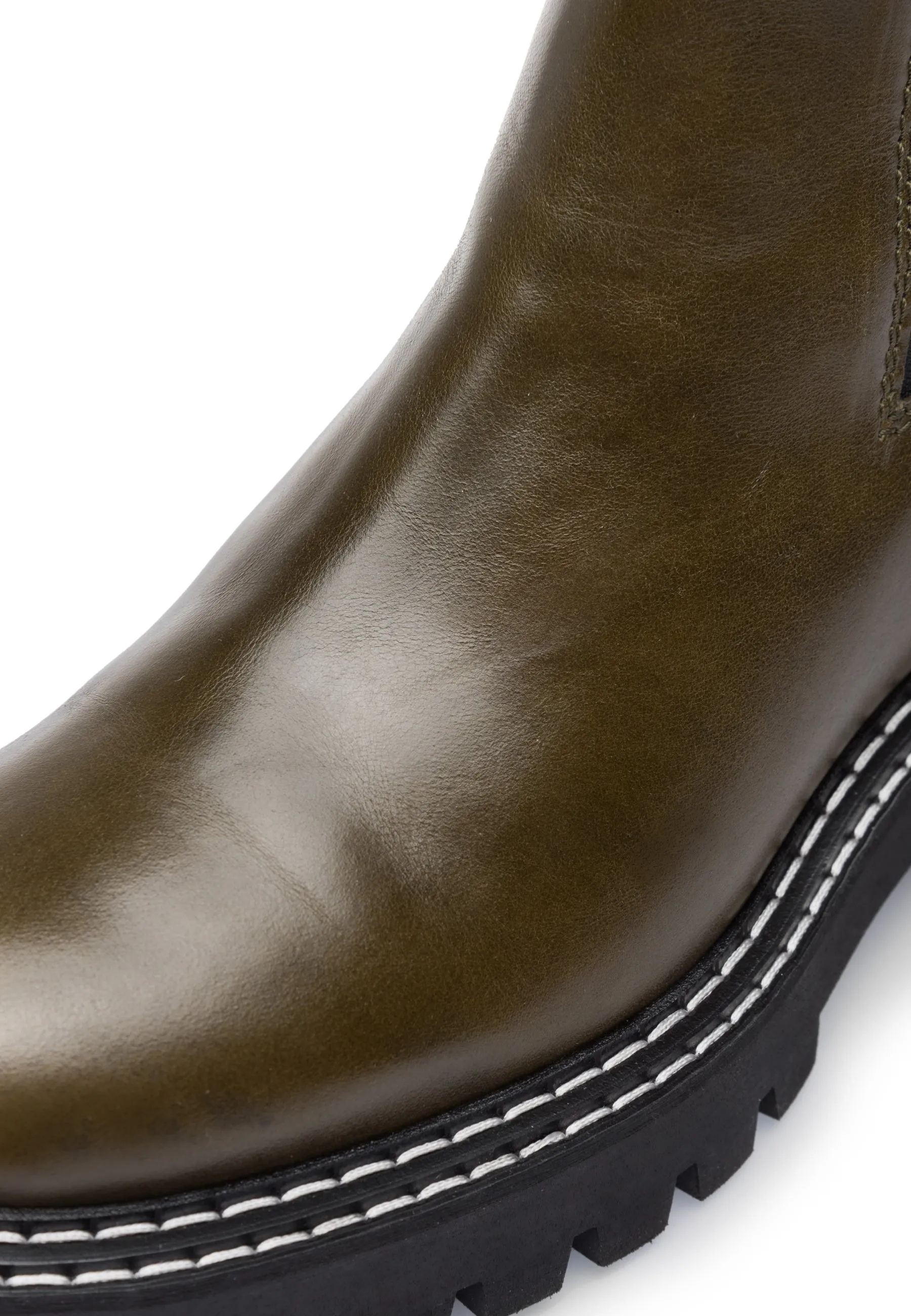 Angie Chelsea Olive Boot