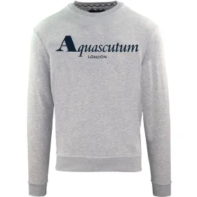 Aquascutum Men's Grey Sweater - Fgia31 94