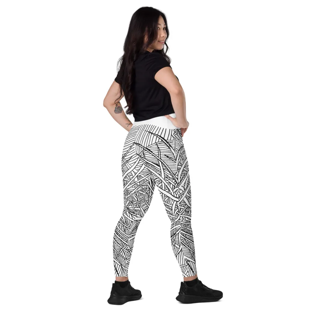 Ball Moss Crossover Leggings Pocketed