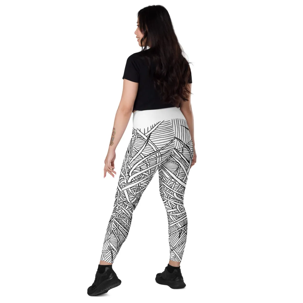 Ball Moss Crossover Leggings Pocketed