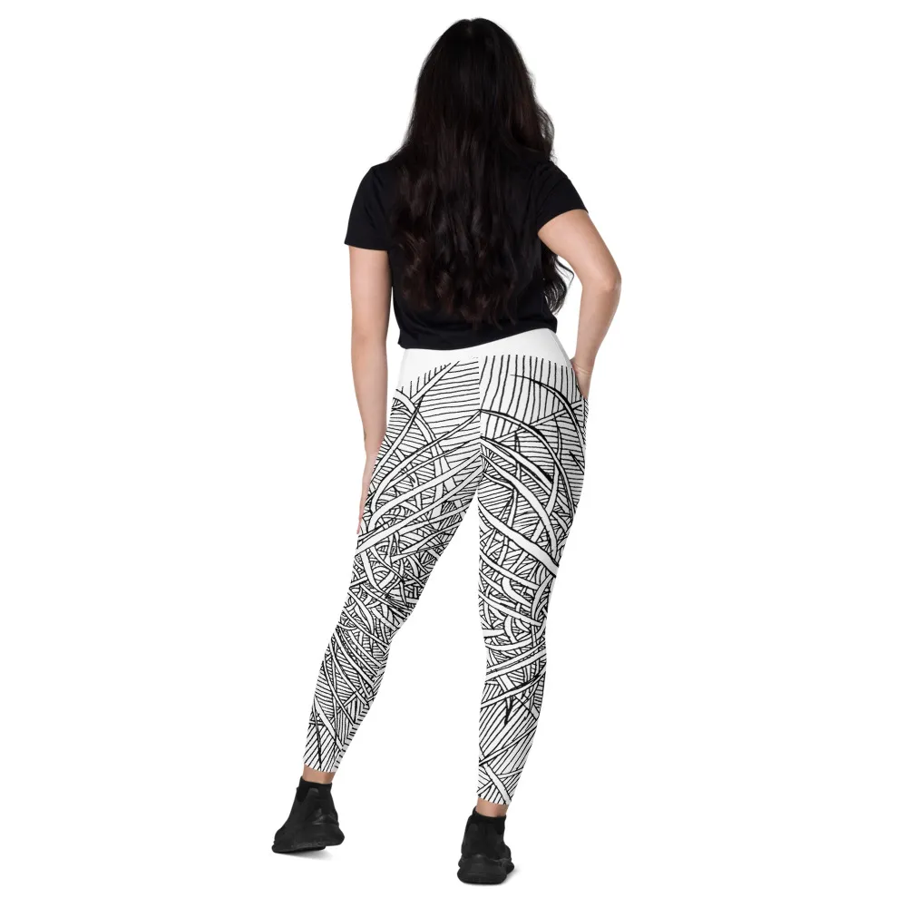 Ball Moss Crossover Leggings Pocketed