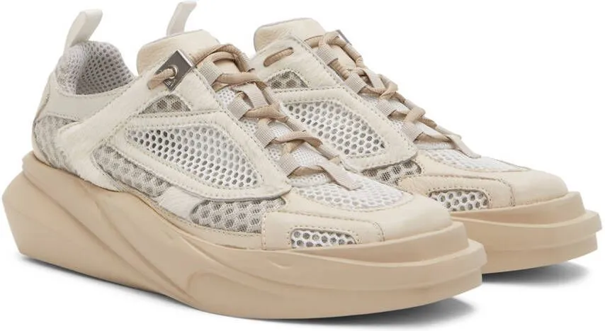 Beige mono hiking sneaker by 1017 ALYX 9SM