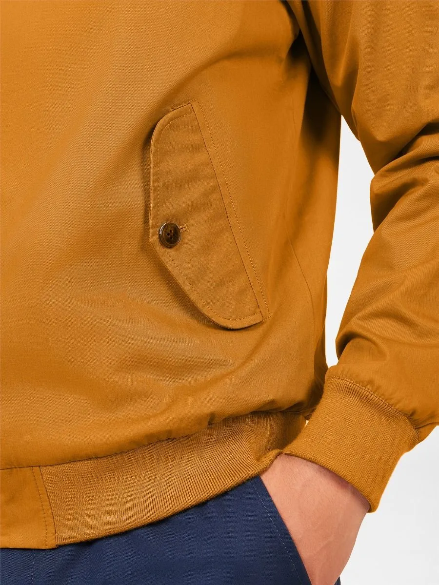 Casual Harrington Jacket from Ben Sherman in Mustard Color