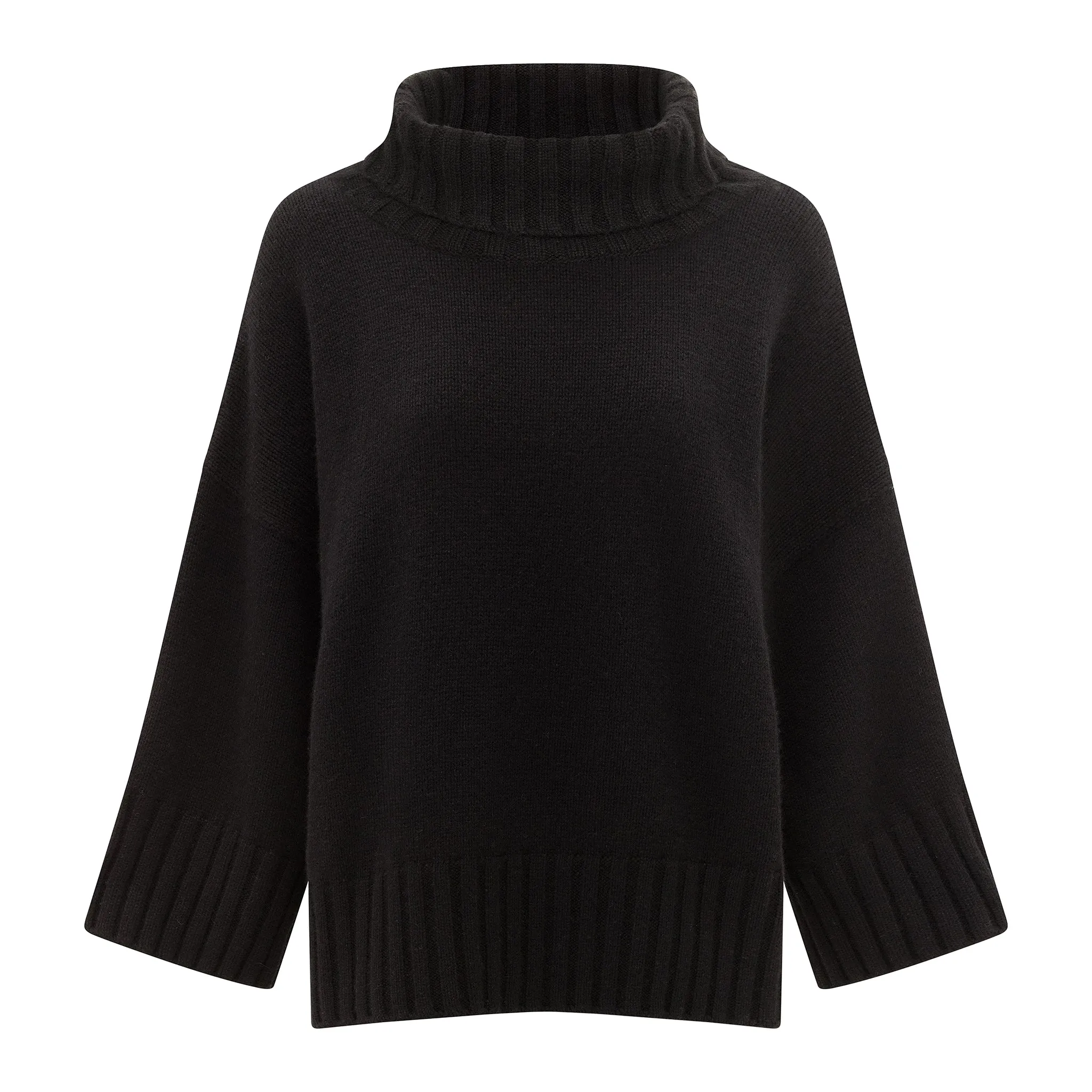 Black Alessandra Scottish Cashmere Sweater