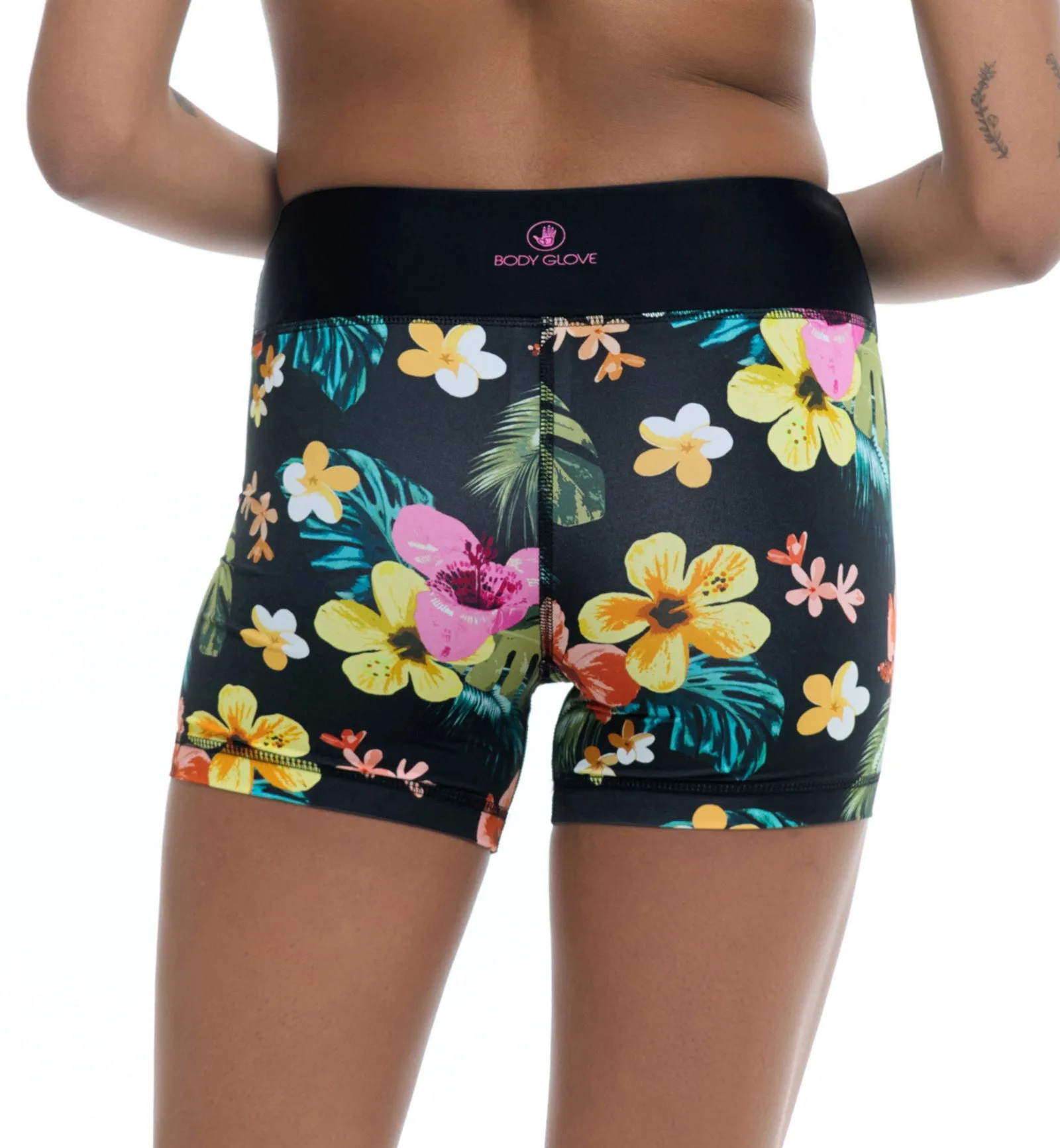 Black Body Glove Tropical Island Speedy Cross-over Swim Short (39591663)