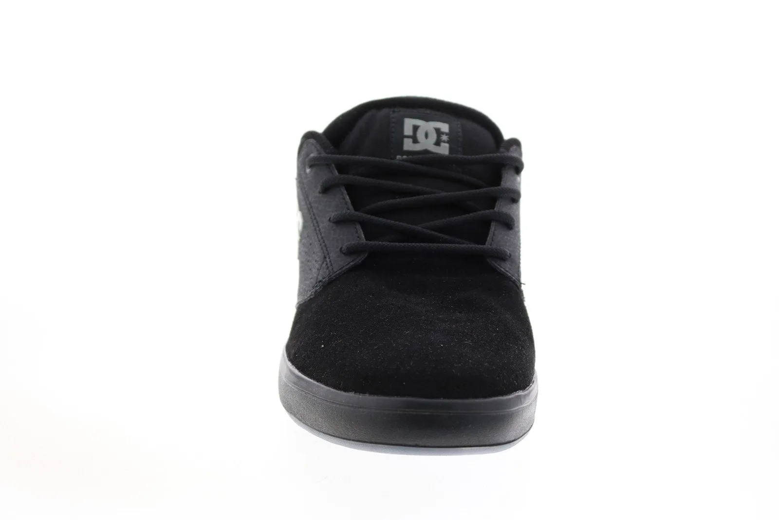 Black Leather Skate-Inspired Sneakers Shoes for Men at DC Plaza TC SE ADYS100511