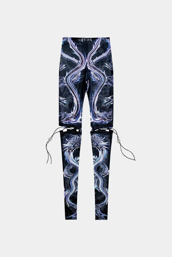 Black Mirage Pants by Leo