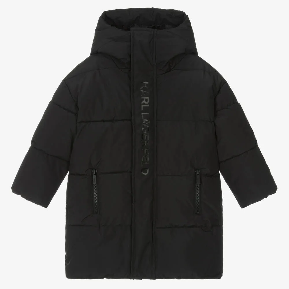 Black Puffer Jacket for Boys