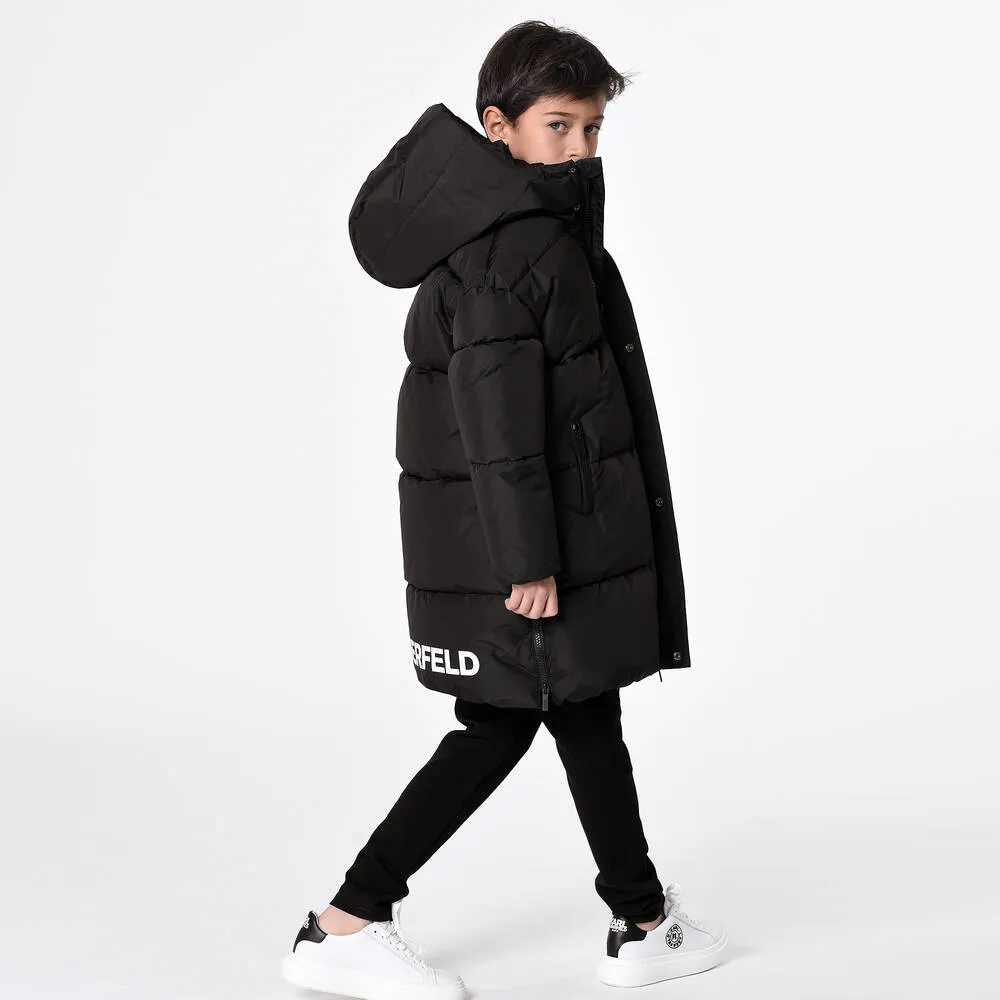 Black Puffer Jacket for Boys