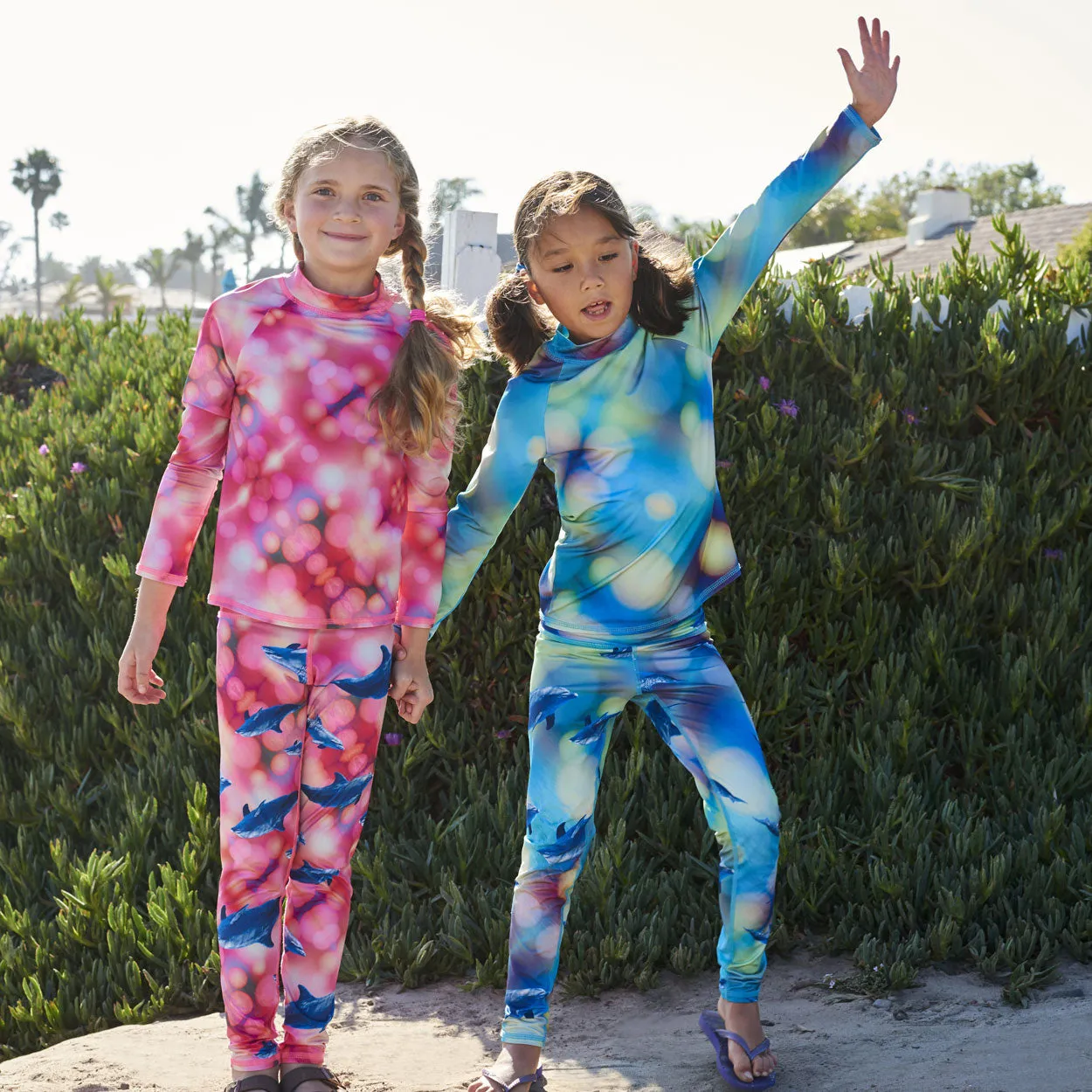 Blue Dolphin Kids Leggings UPF 50+ Hybrid