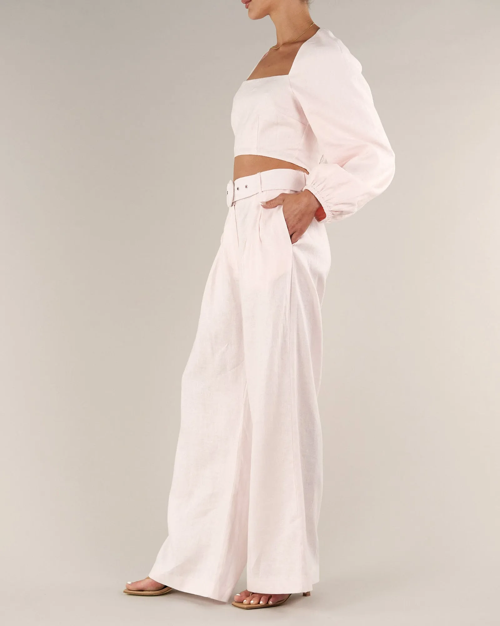 Rosewater Bridgette Linen Pant