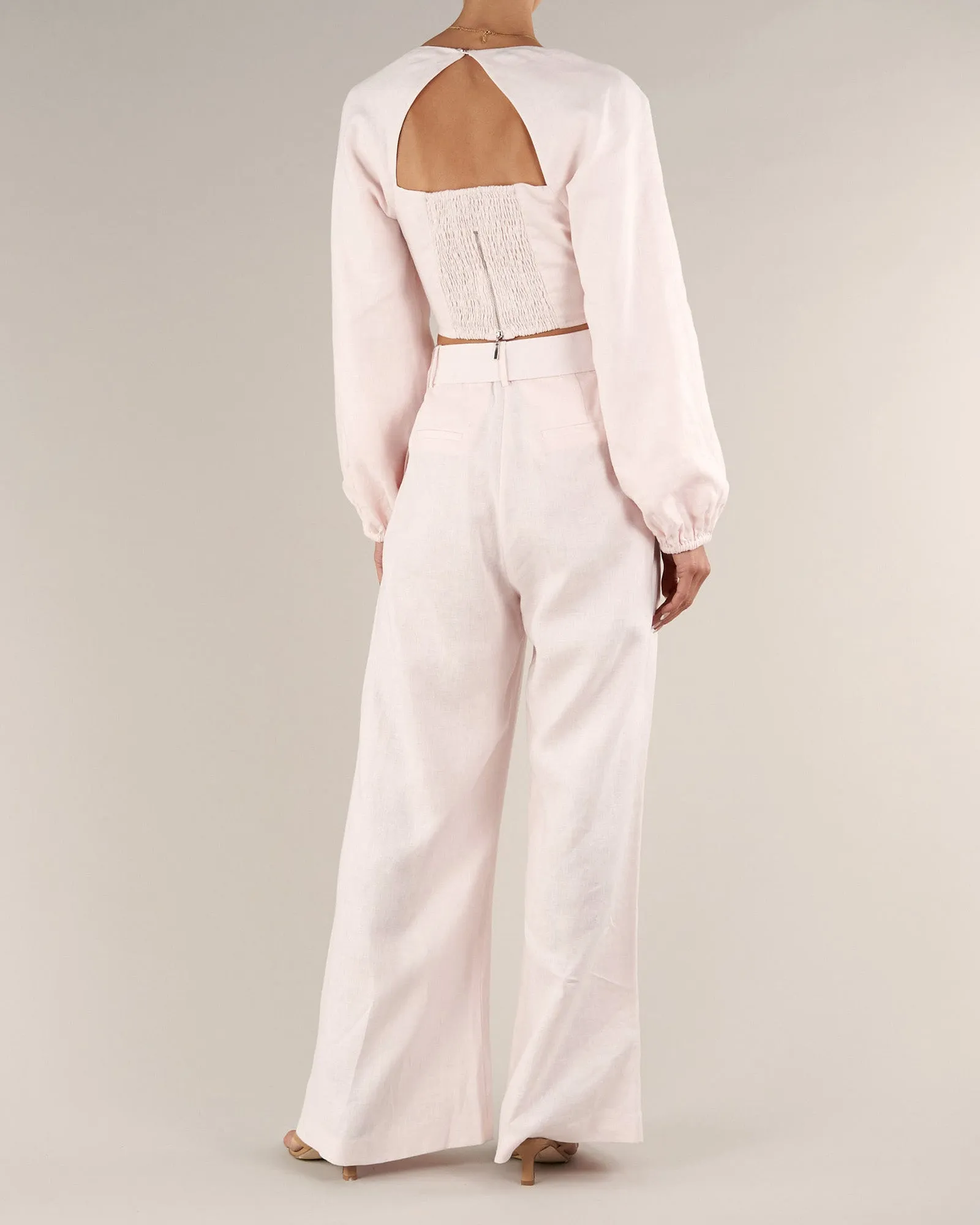 Rosewater Bridgette Linen Pant