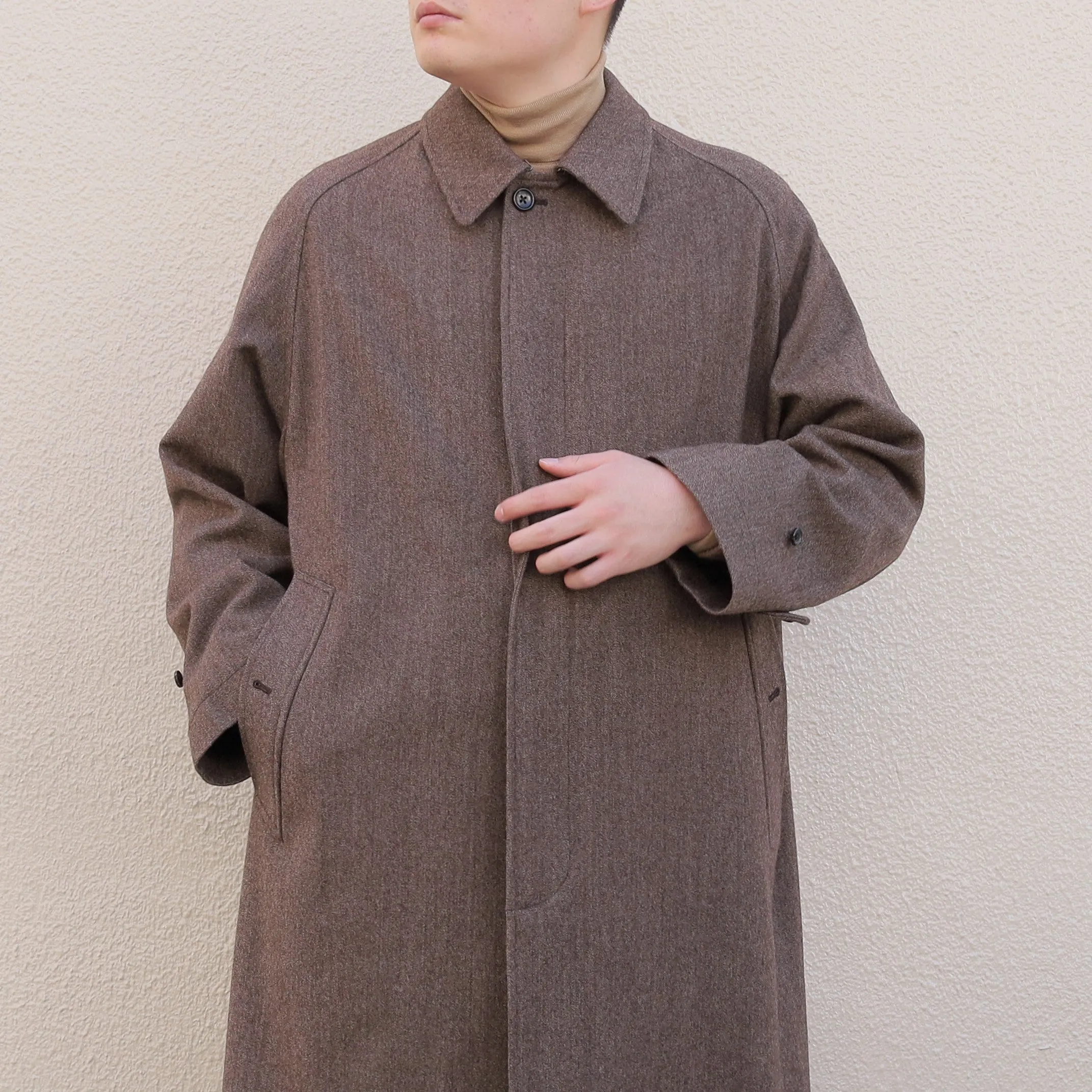 Brown Raglan Coat Size 9