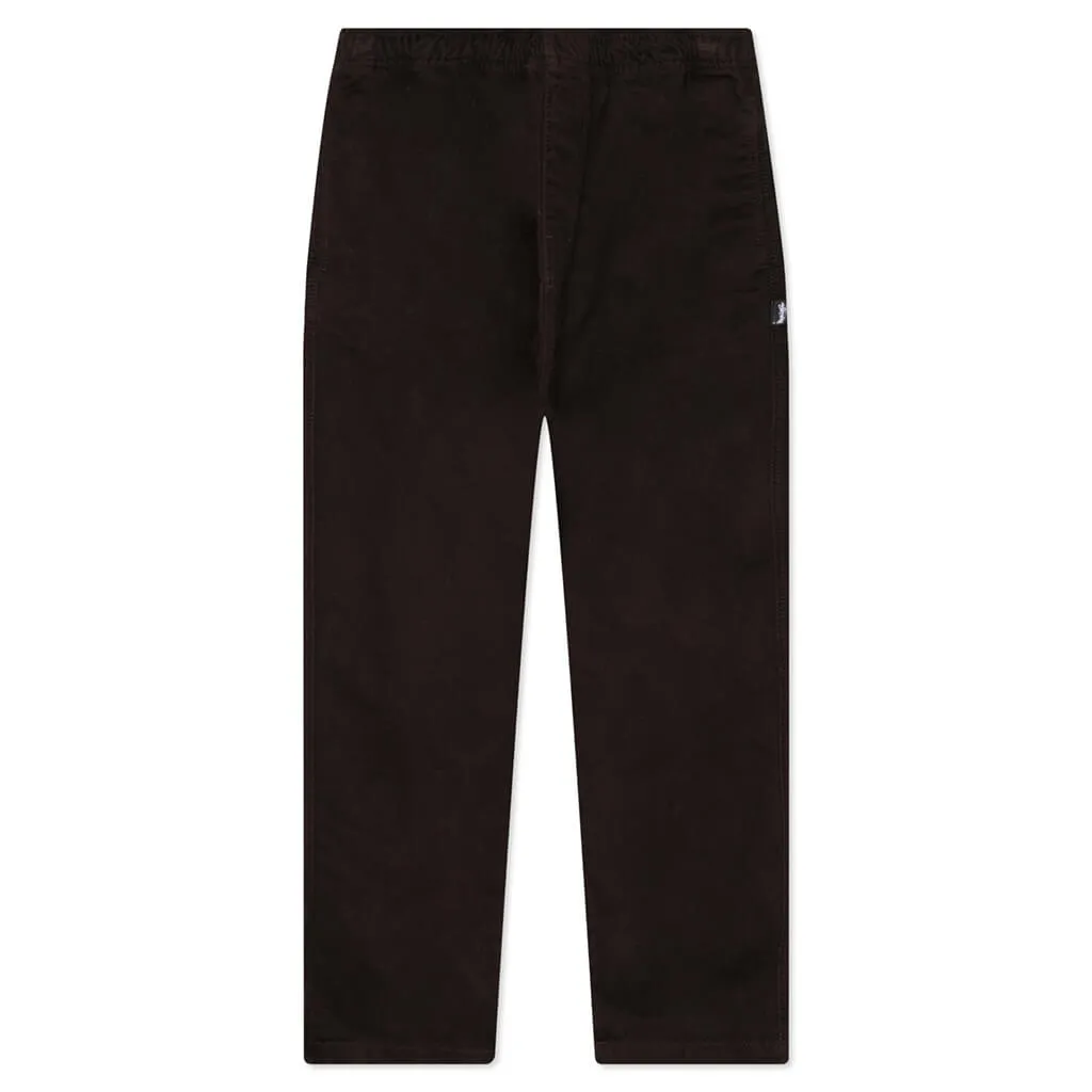 Brushed Beach Pants in Espresso