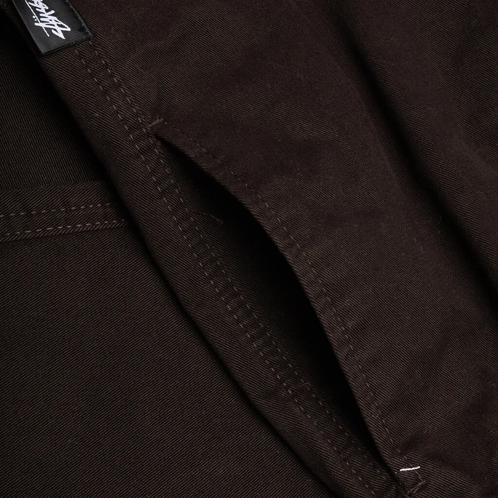 Brushed Beach Pants in Espresso