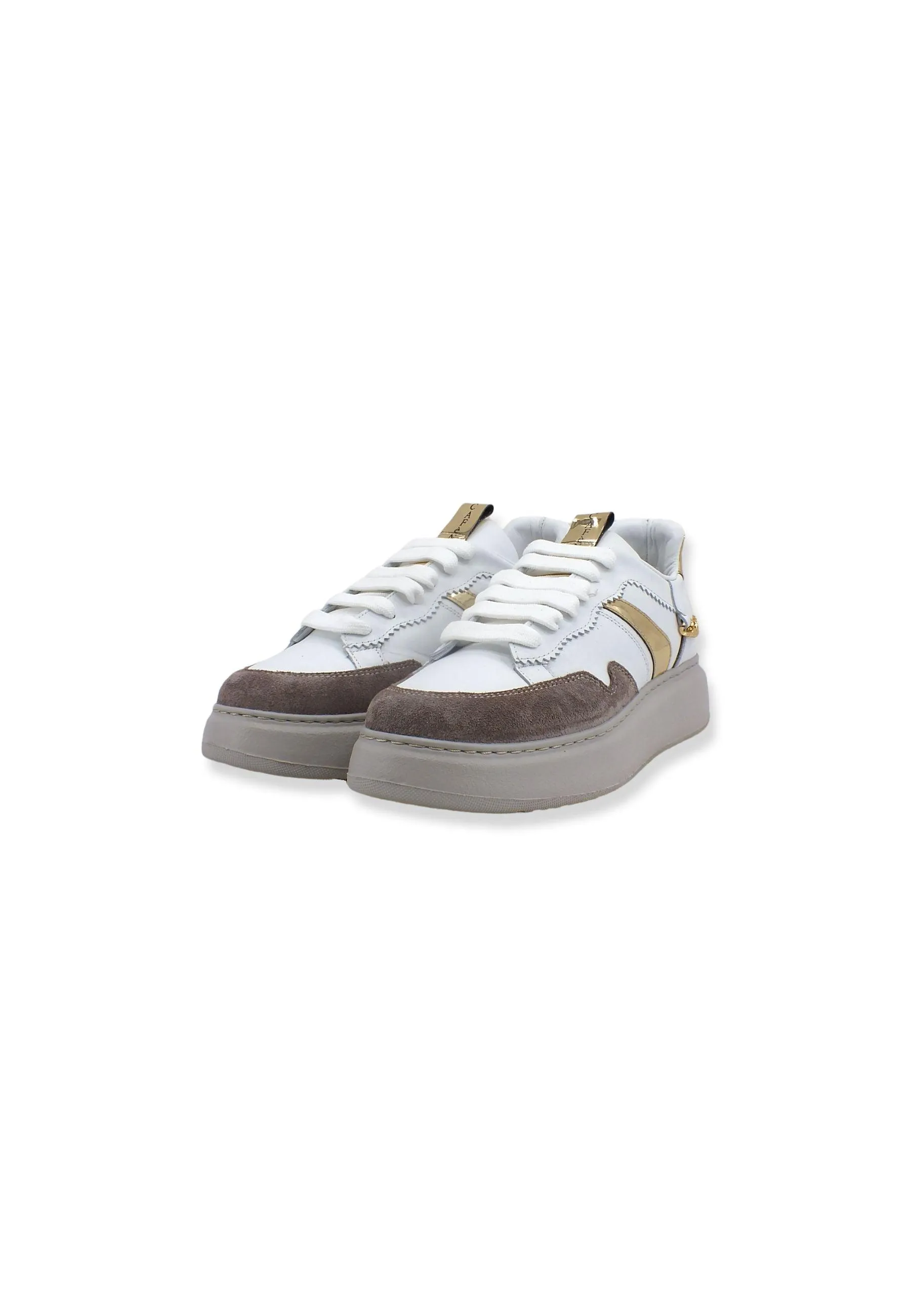 Gold White Chain Women's Sneaker CAFENOIR DE1630