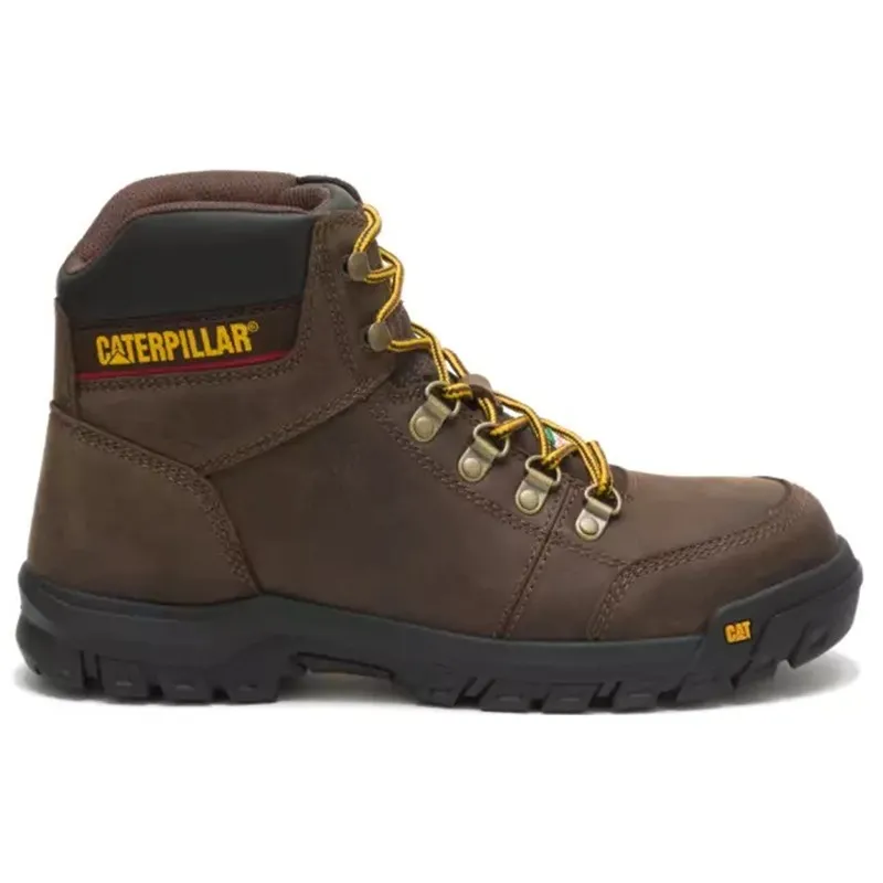CATERPILLAR OUTLINE ST CSA WORK BOOT P720996 SEAL BROWN