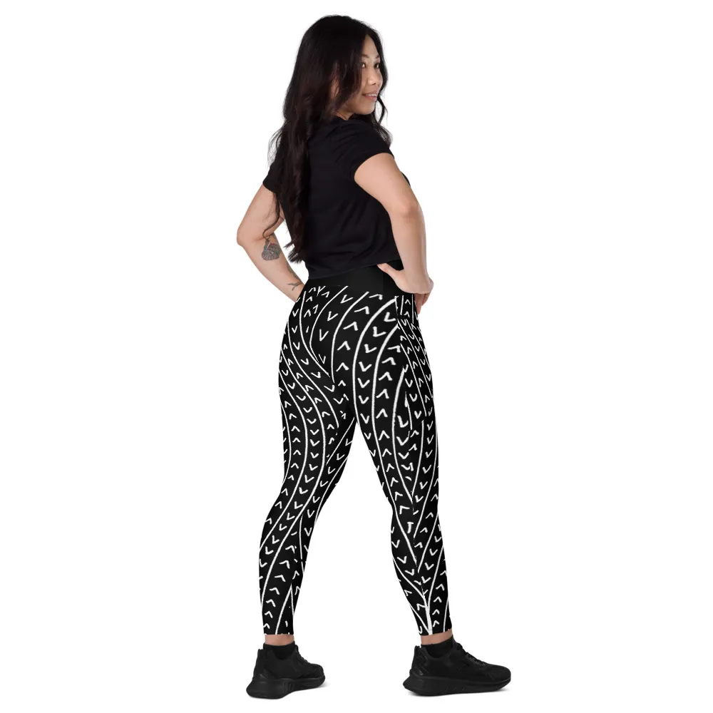 Crossover Leggings Pockets Magnetic