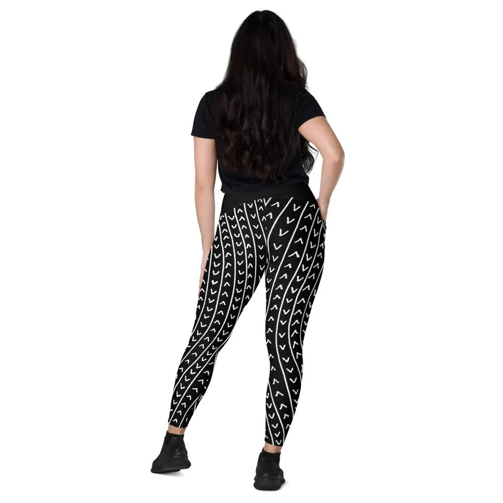 Crossover Leggings Pockets Magnetic