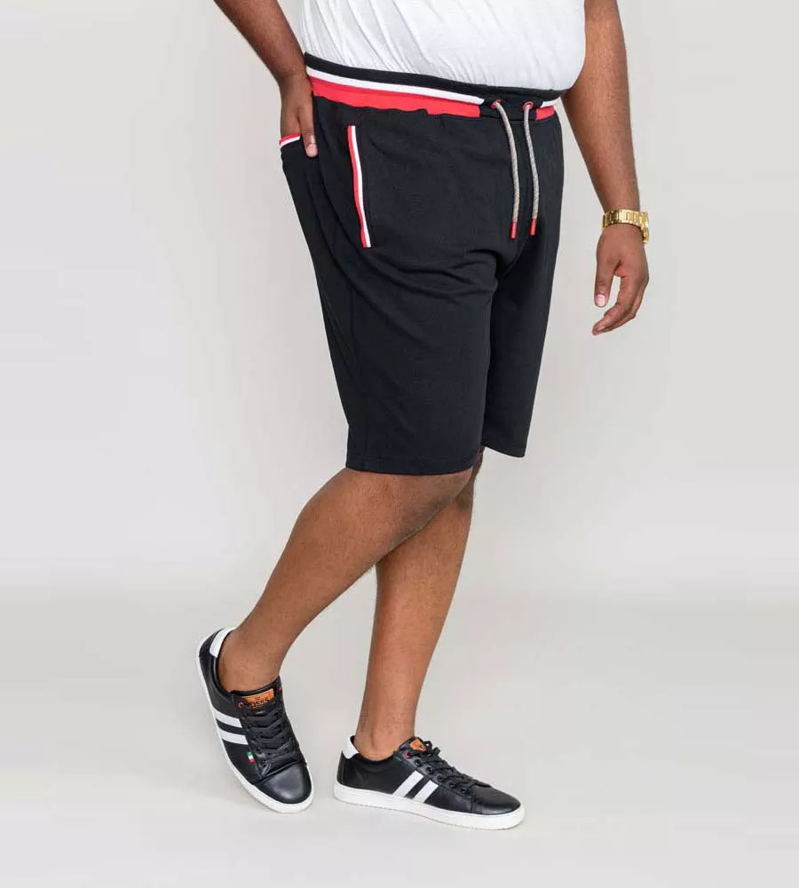 Elasticated Waist Shorts with Pockets for Big Men by D555