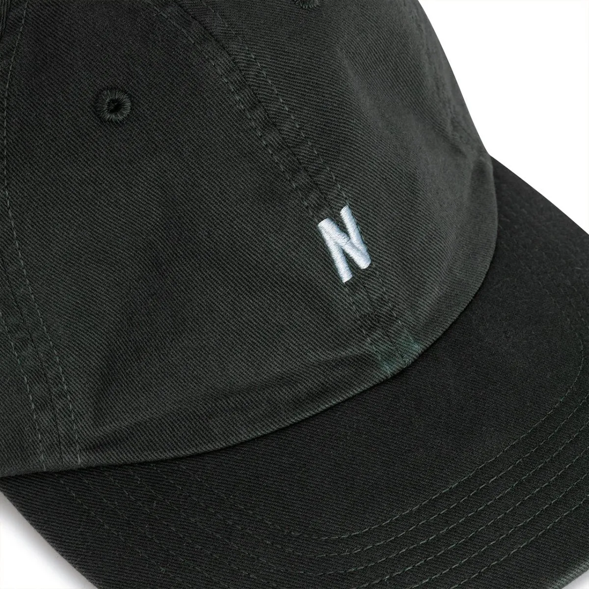 Dark Green Norse Projects Twill Sports Cap