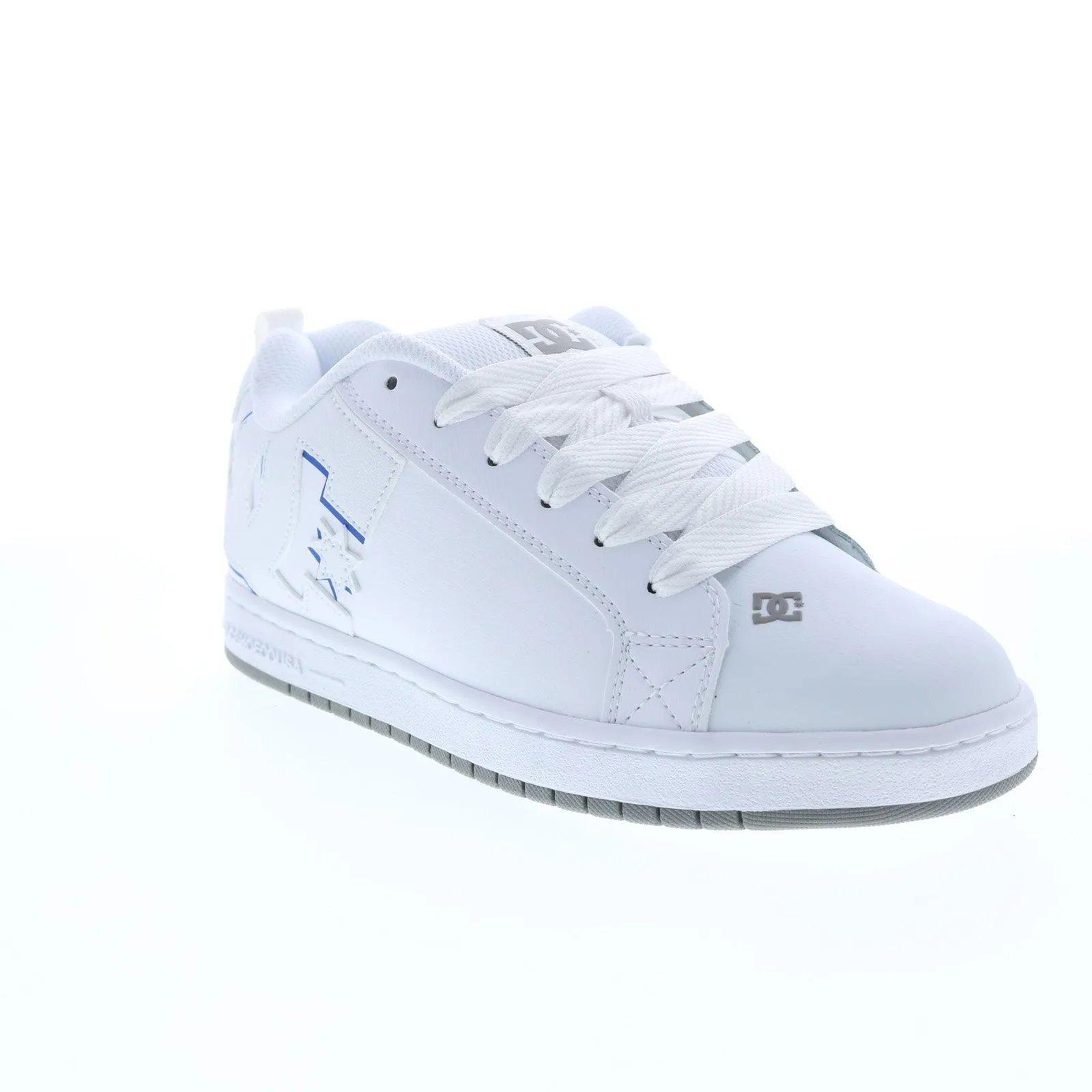 DC Court Graffik Men's White Skate Sneakers - Style 300529-WR8