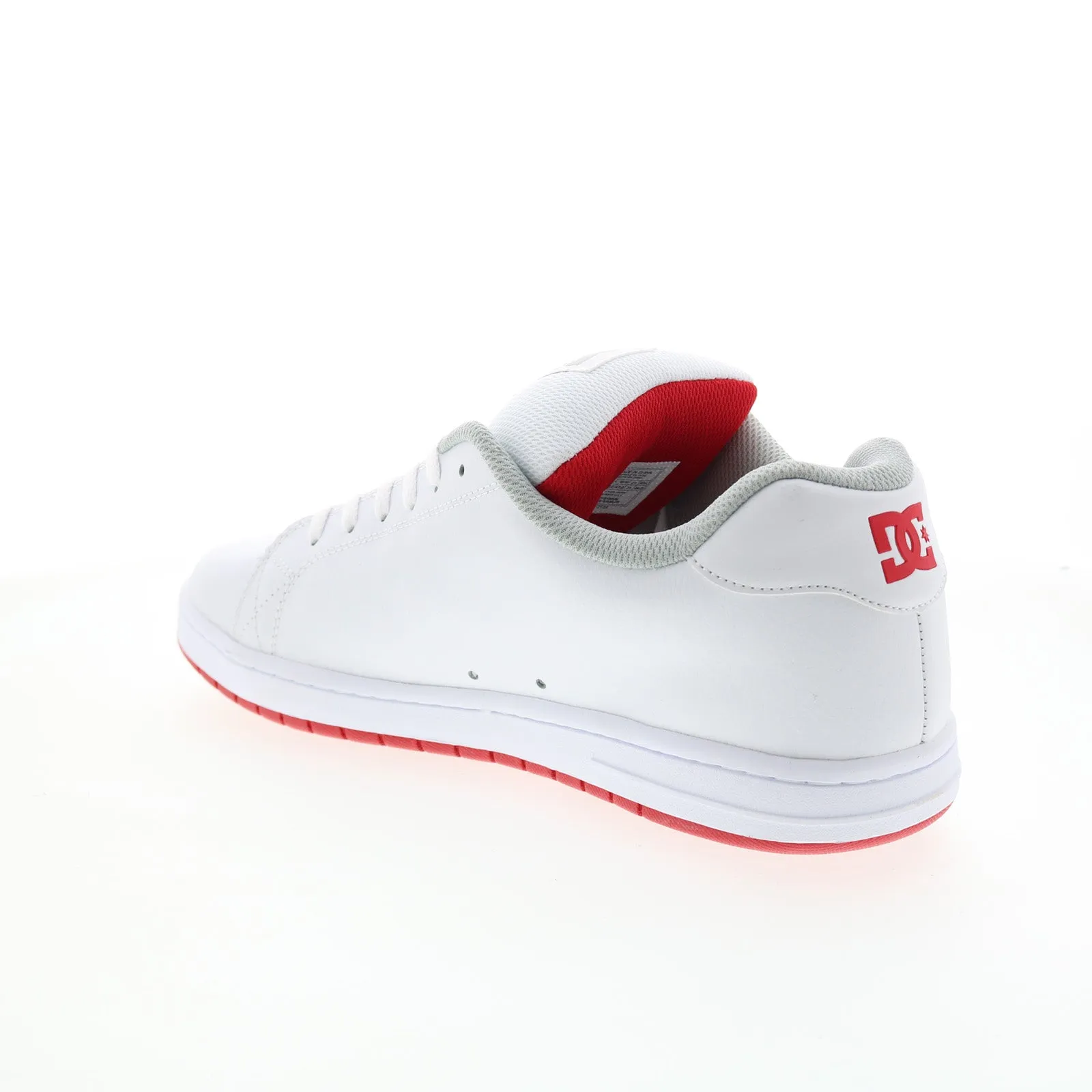 DC Gaveler ADYS100536 White Leather Skate Inspired Sneakers Shoes