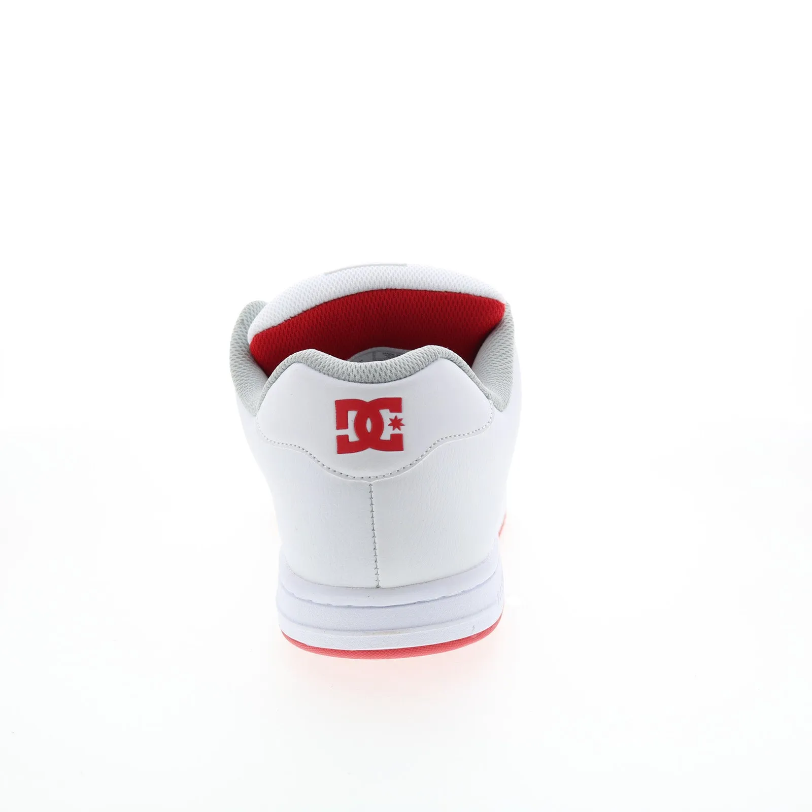 DC Gaveler ADYS100536 White Leather Skate Inspired Sneakers Shoes