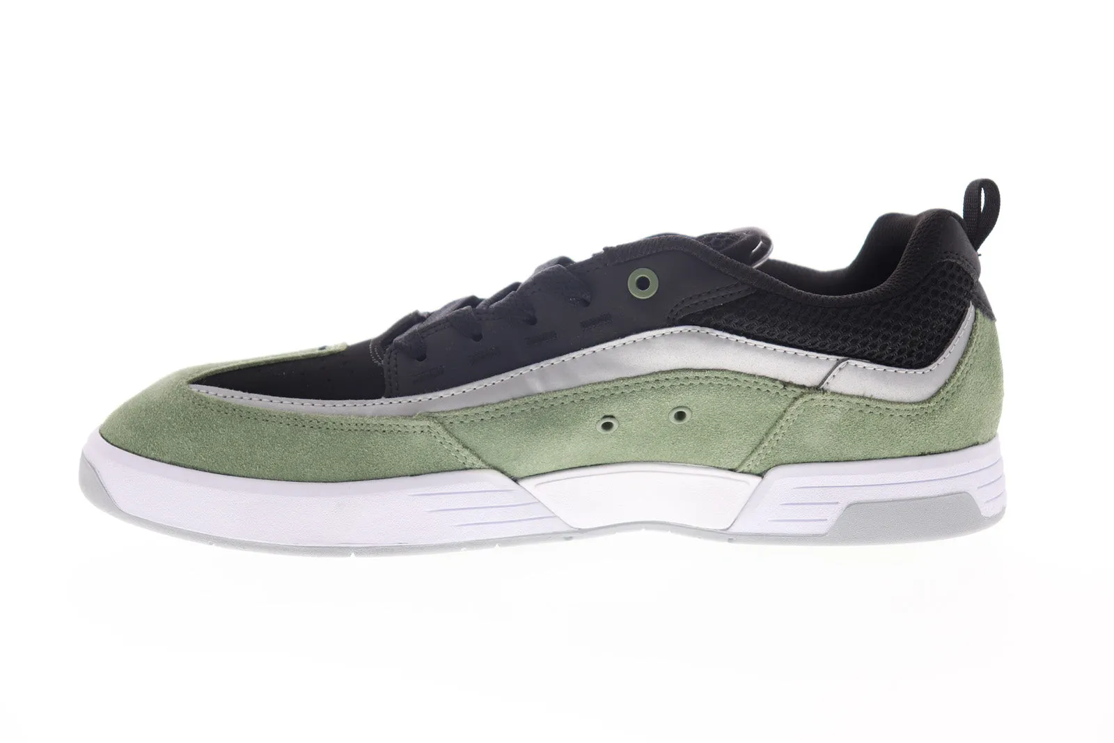 DC Legacy 98 Slim SE Men's Green Suede Skate Sneakers