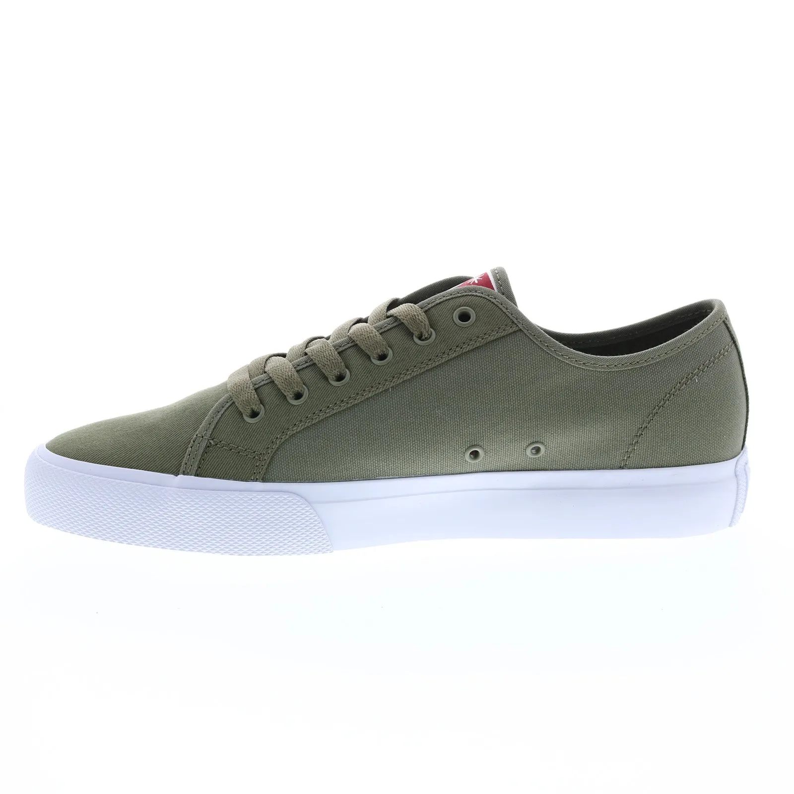 DC Manual Cuba SK8 - Men's Green Canvas Skate Sneakers - Shop Now