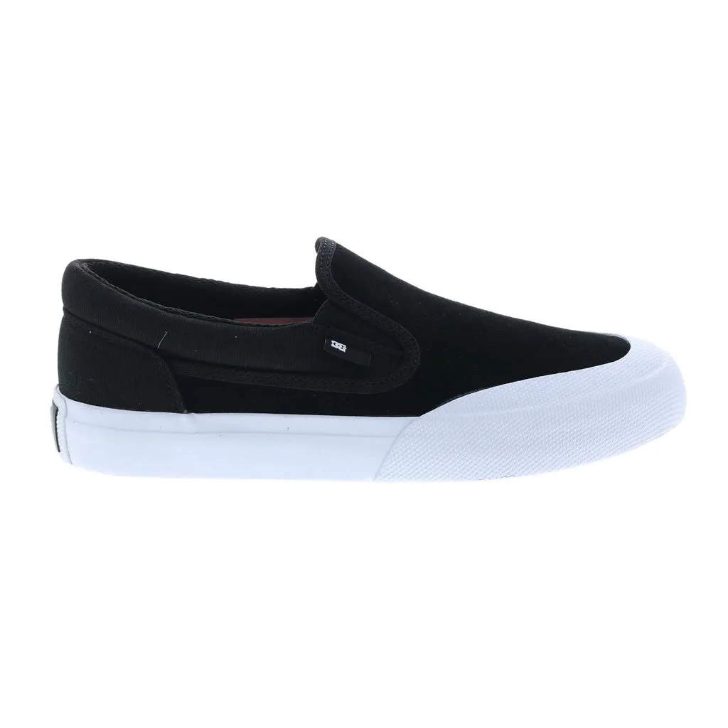 DC Men's Black Skate Sneakers - Manual Slip On ADYS300705-XKKW