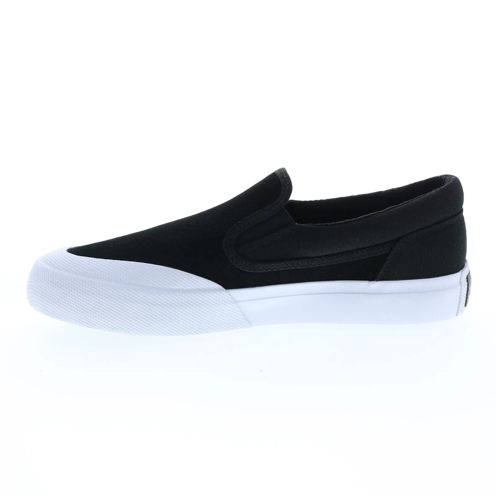 DC Men's Black Skate Sneakers - Manual Slip On ADYS300705-XKKW