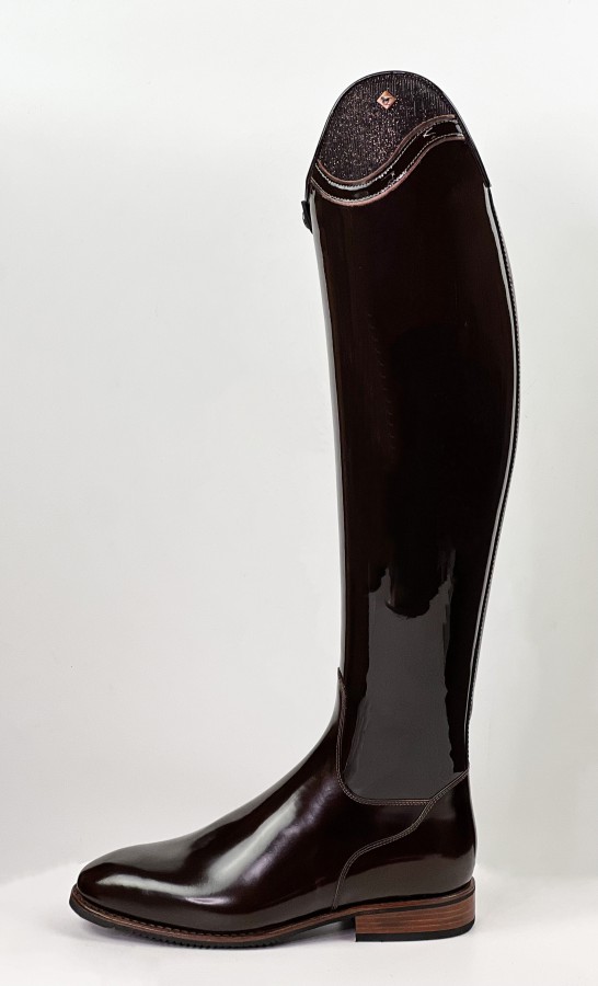 DeNiro Bellini shiny brown mokka top salentino iride - Search for quality riding boots here