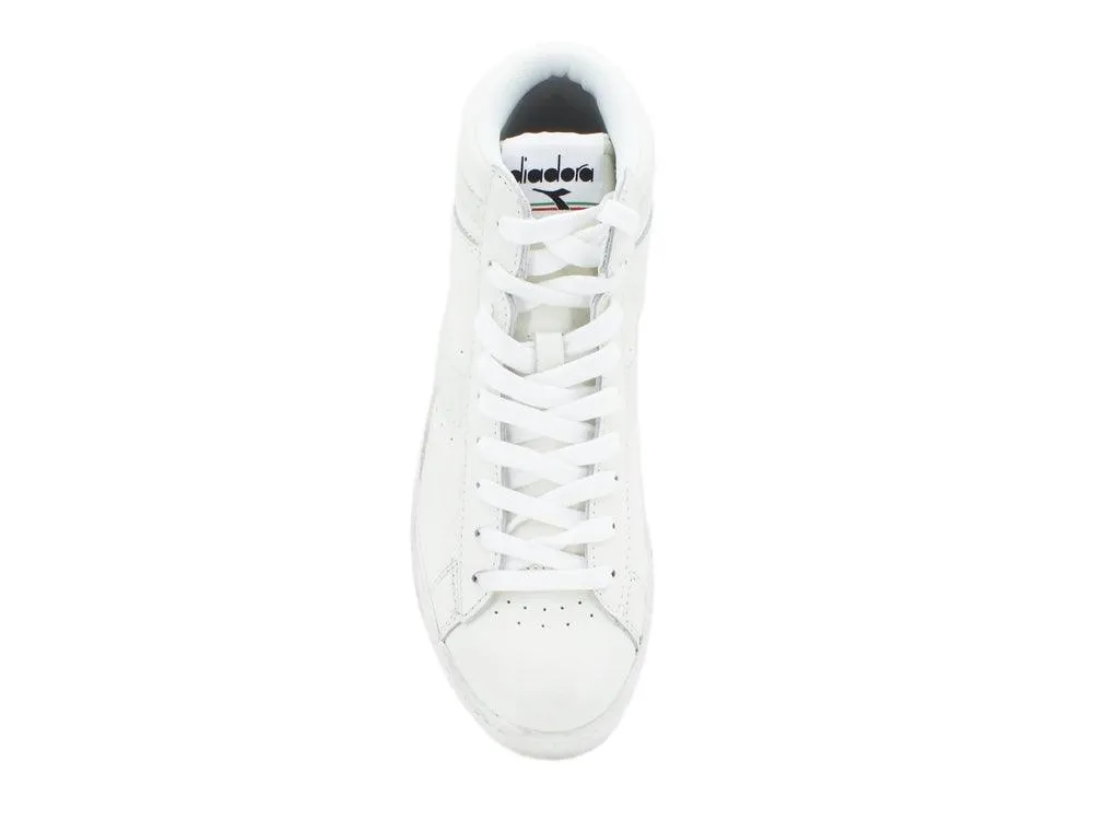 DIADORA Game Low High Waxed White White Shoes