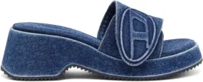 Diesel Sa-Oval D Pf W Denim Sandals Blue