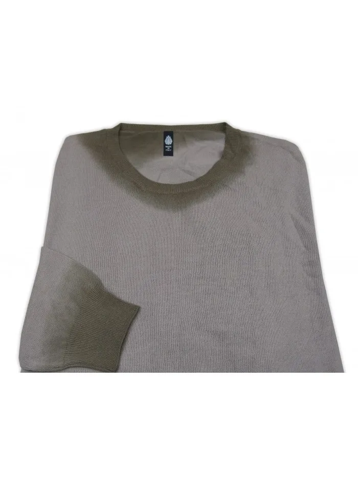 Dondup Men's Sweater Model UM484 Code M2525 Color 095 Dove Grey Delavè