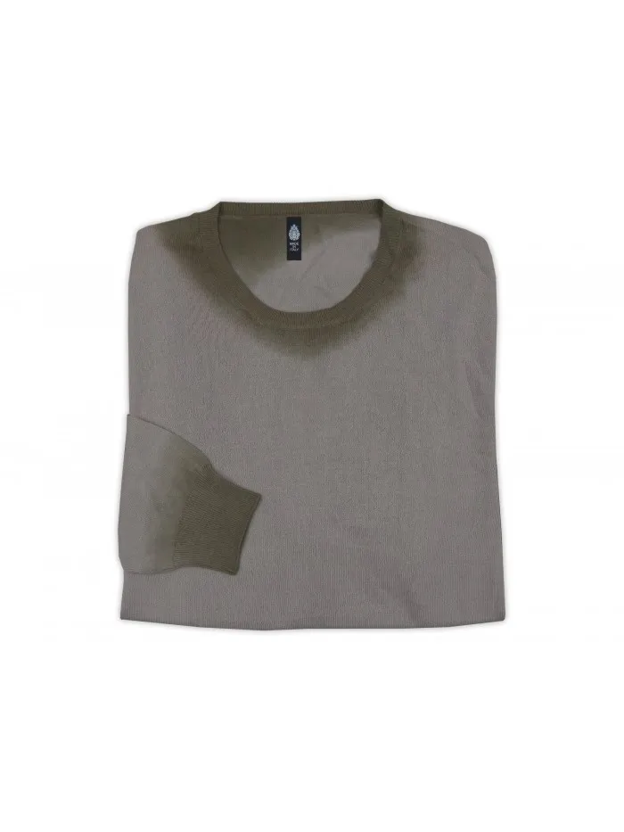 Dondup Men's Sweater Model UM484 Code M2525 Color 095 Dove Grey Delavè