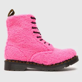 Dr. Martens 1460 Lux Borg Women's Boot - Pink Size UK 4 US 6