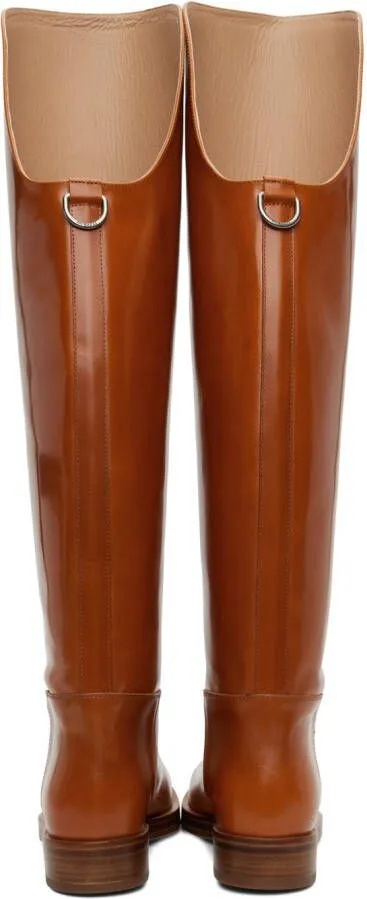 Tan Equestrian Boots