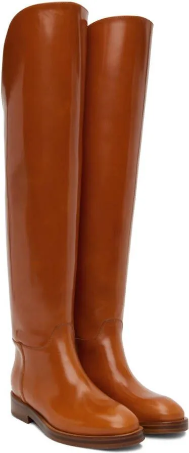 Tan Equestrian Boots