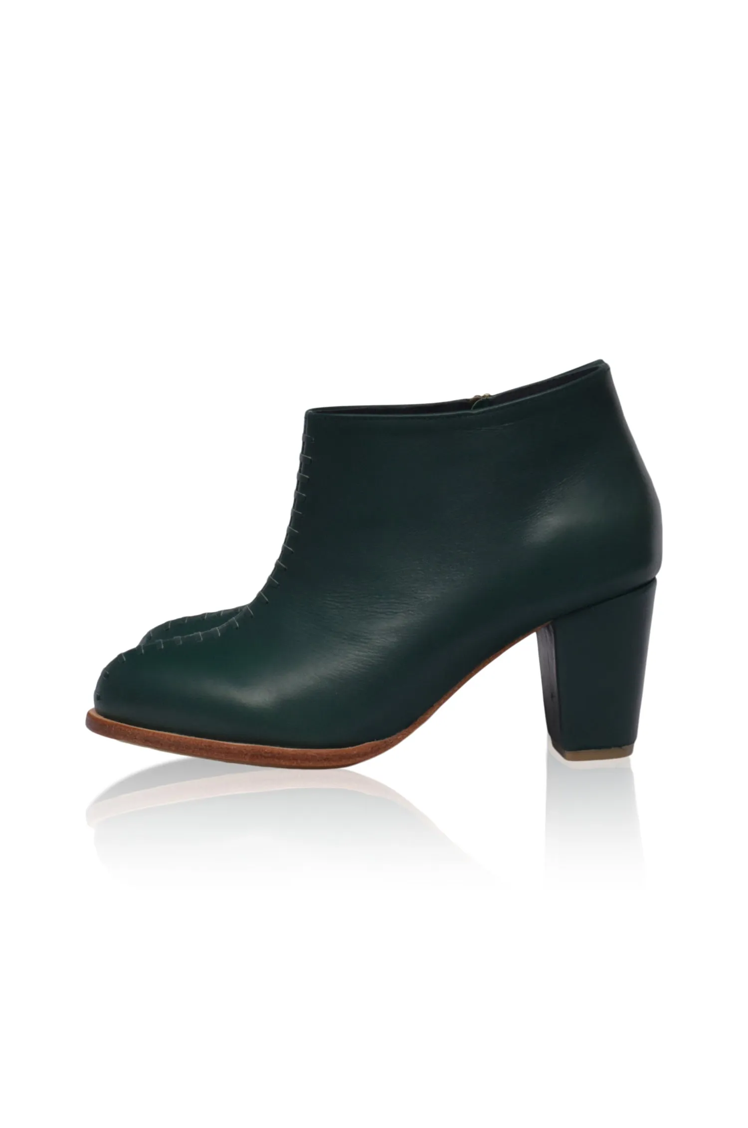 Emerald Monte Carlo Leather Booties